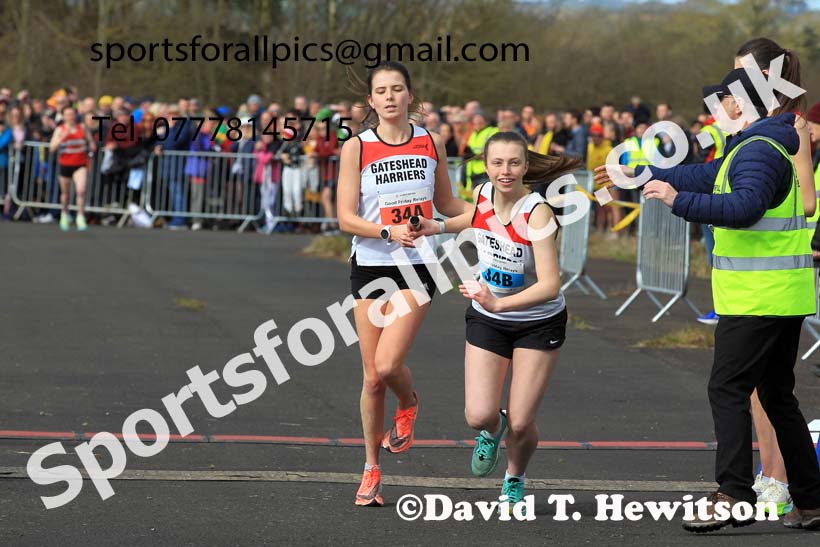 Senior womens 2023 Elswick Harriers Road Relays, Albamarle Barrack Airfield, Ouston, Northumberland. Photo: David T. Hewitson/Sports for All Pics